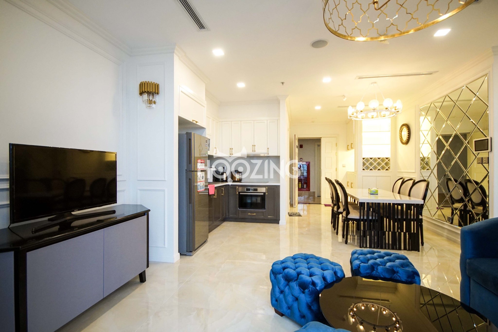 Cho thuê căn hộ 2PN 78m2 Vinhomes Golden River Ba Son Q1. view sông view Bitexco. Call 0906 322 053