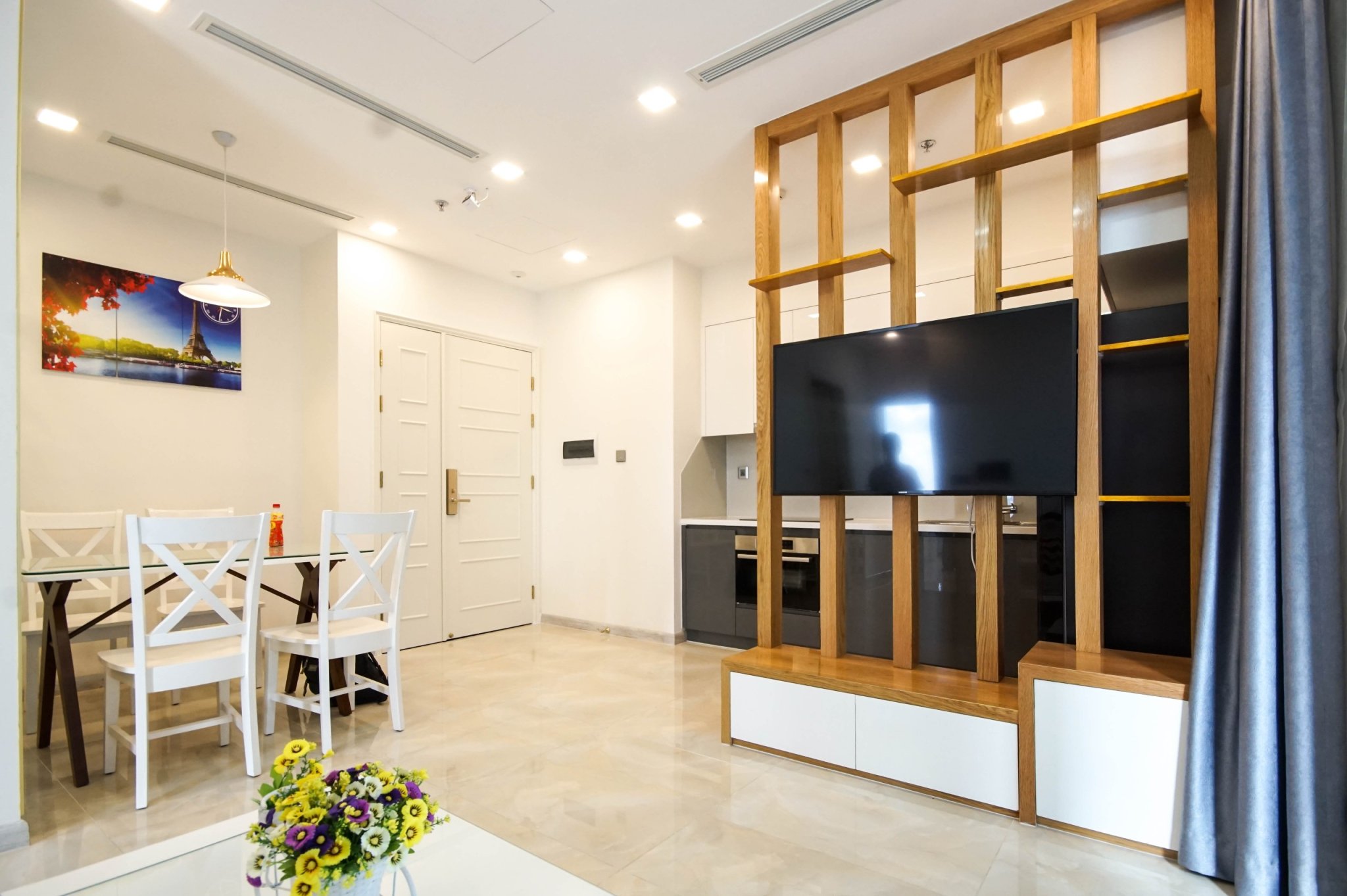 Cần cho thuê căn hộ 2PN -1WC Vinhomes BaSon 64m2 Đầy đủ nội thất giá chỉ 22 tr