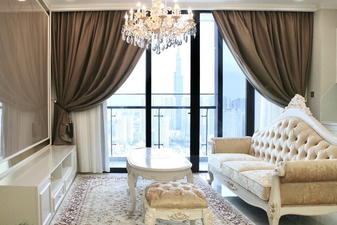 Cho thuê căn hộ Vinhome Bason Q1 100m2, 3PN -2WC, giá: 38tr/tháng, ở liền, nhà đẹp, LH : 0906322053 Linh