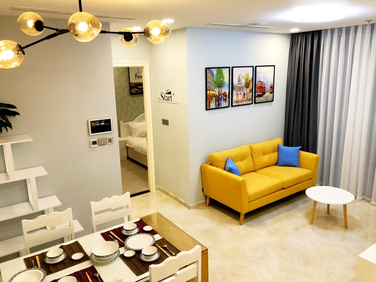 CĂN HỘ 1PN -1WC CHUNG CƯ VINHOMES GOLDEN RIVER CHO THUÊ GIÁ 19,5 triệu/th