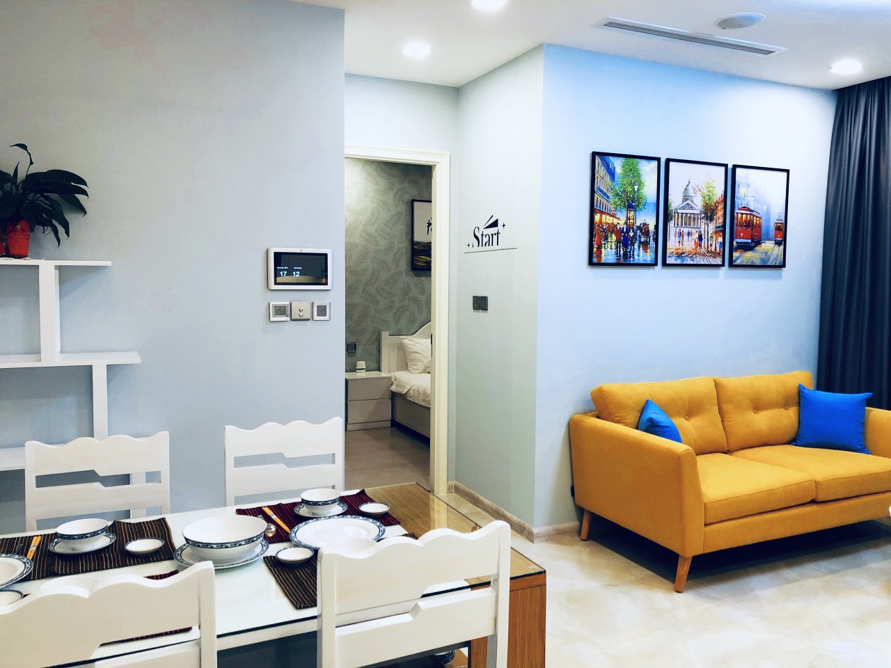 CĂN HỘ 1PN -1WC CHUNG CƯ VINHOMES GOLDEN RIVER CHO THUÊ GIÁ 19,5 triệu/th