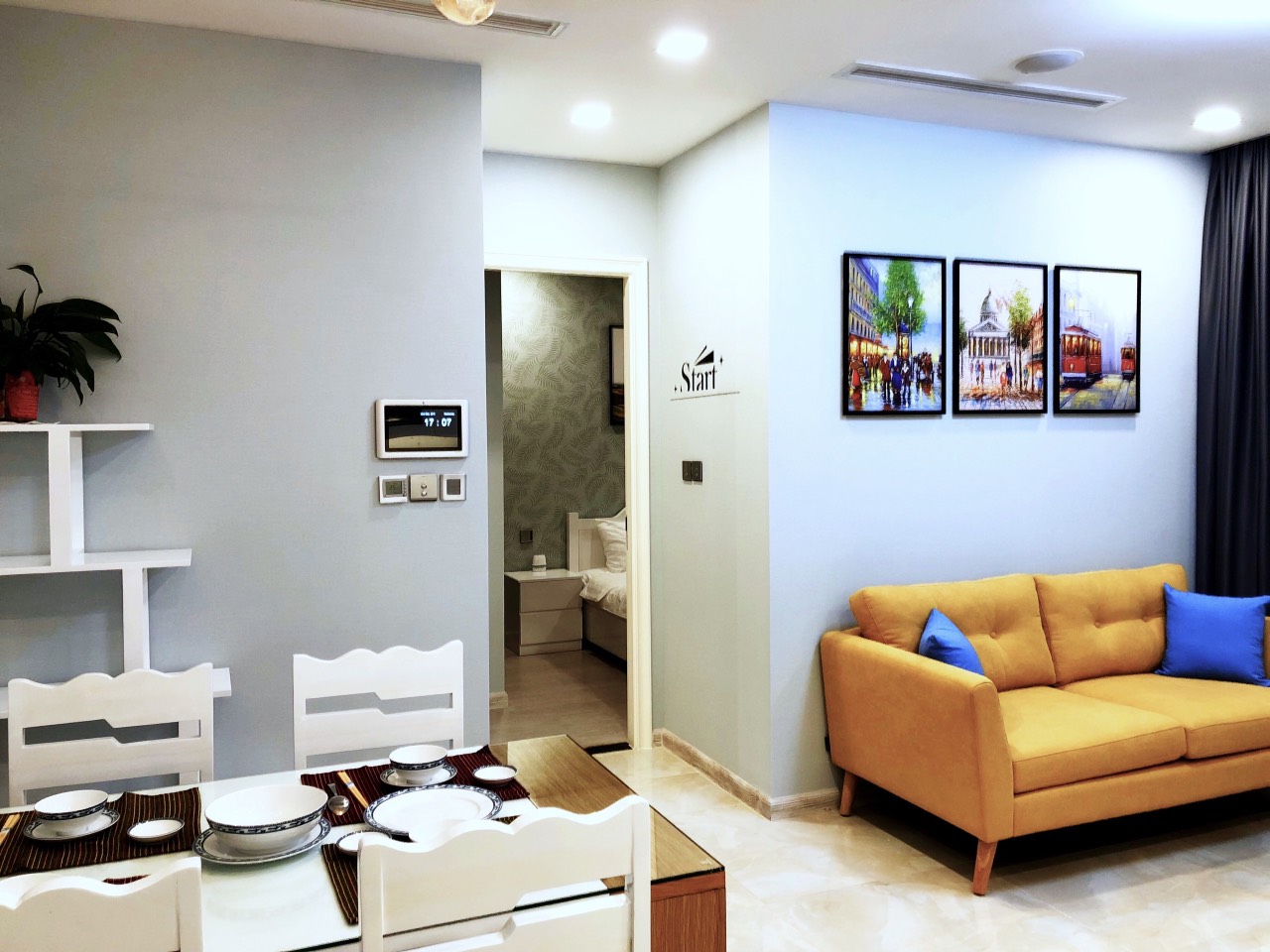 CĂN HỘ 1PN -1WC CHUNG CƯ VINHOMES GOLDEN RIVER CHO THUÊ GIÁ 19,5 triệu/th