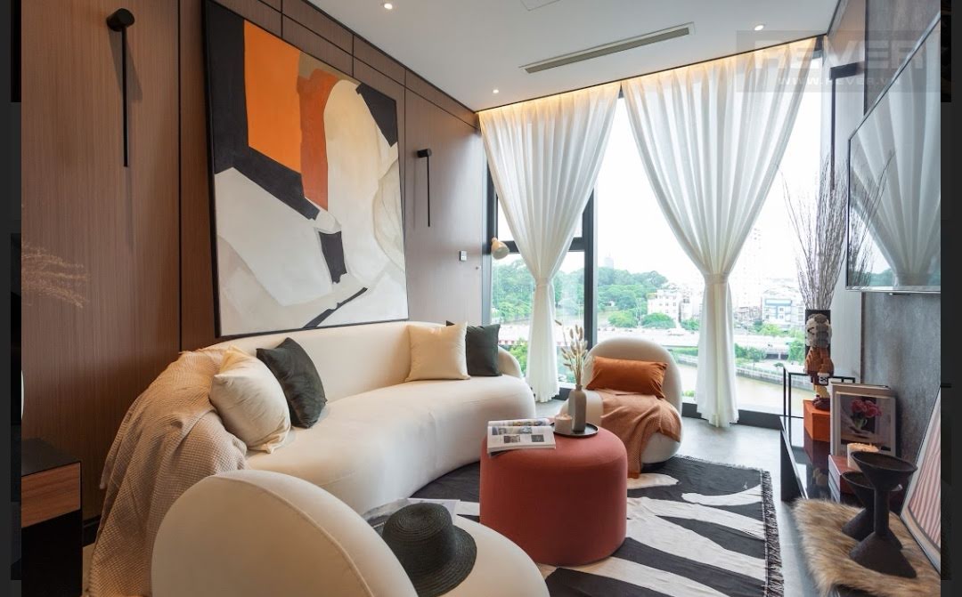 Cho thuê căn hộ 3 phòng ngủ Vinhomes Golden River tầng thấp nội thất đầy đủ