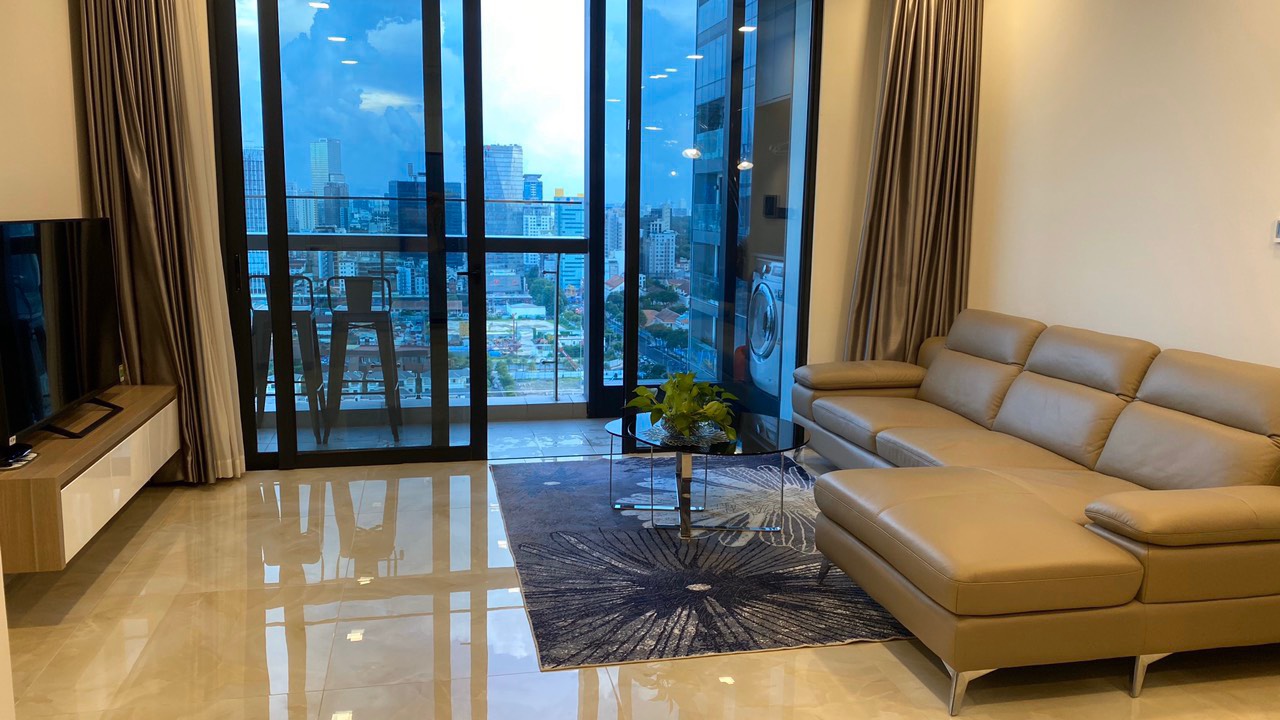 Bán căn hộ 2 phòng ngủ Vinhomes Golden River tầng trung, tòa Aqua 3 ,view sông Bitexco