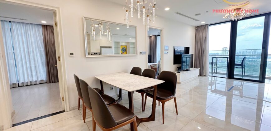 Cho Thuê Căn Hộ 3PN Vinhomes Golden River Q1, 118m², View Sông Sài Gòn, Full Nội Thất, 45 Triệu